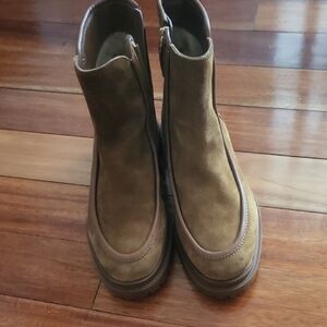Lauren Ralph Lauren Tan Ankle Boots